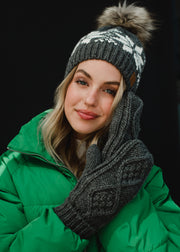 knit womens winter hat