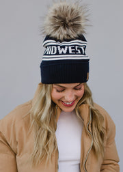 Midwest Pom Hat - Navy