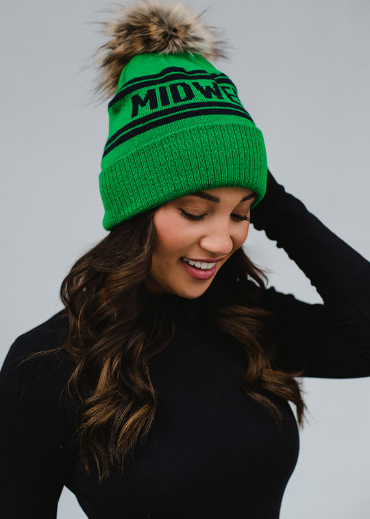 green midwest hat