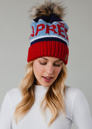 At The Chateau Pom Hat - Red