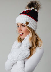 Tahoe Pom Hat - White