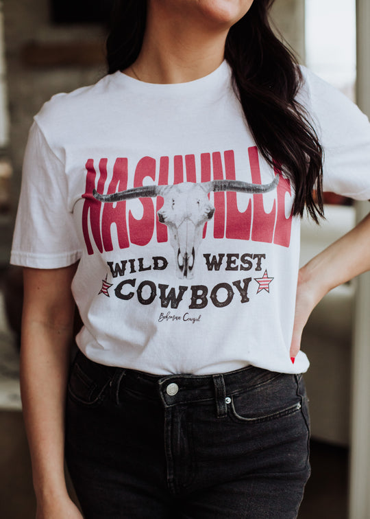 longhorn nashville girls trip tee wild west cowboy