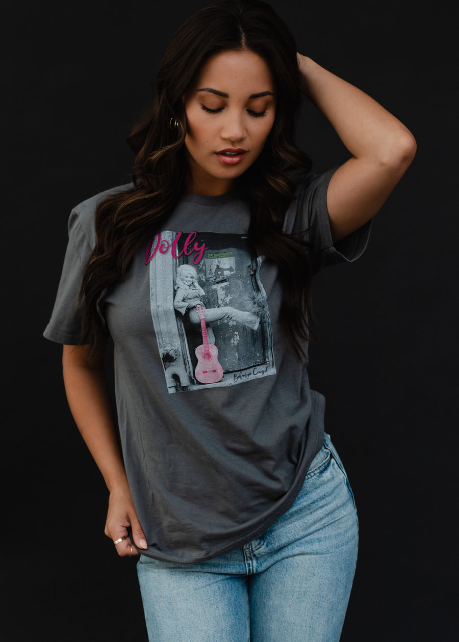 Gray Dolly Tee