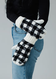 Glacier Plaid Mittens