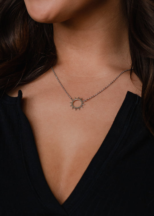 Sunshower Necklace - Silver