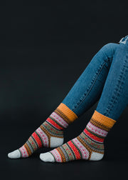 Shiloh Patterned Socks
