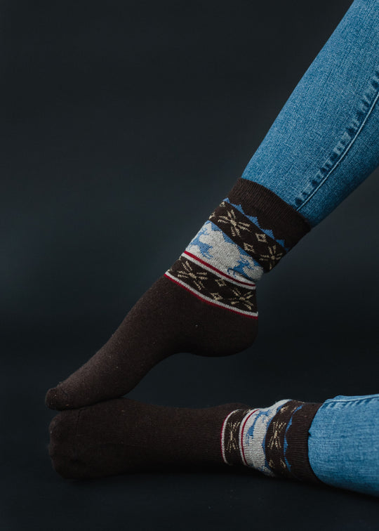 Corrie Patterned Socks