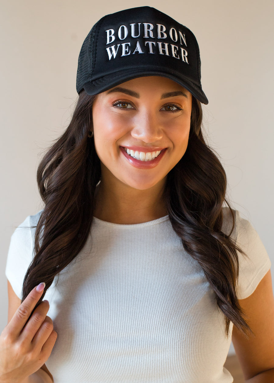 Bourbon Weather Trucker Hat - Black