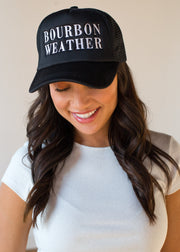 Bourbon Weather Trucker Hat - Black