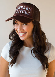Bourbon Weather Trucker Hat - Brown
