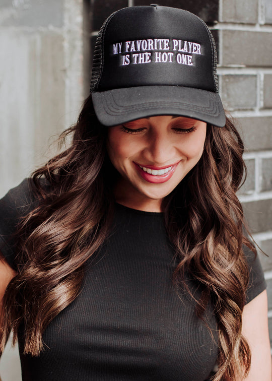 Favorite Player Trucker Hat - Black