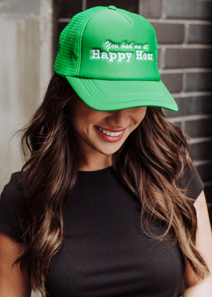 You Had Me At Happy Hour Trucker Hat