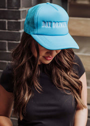 Day Drinking Trucker Hat - Blue