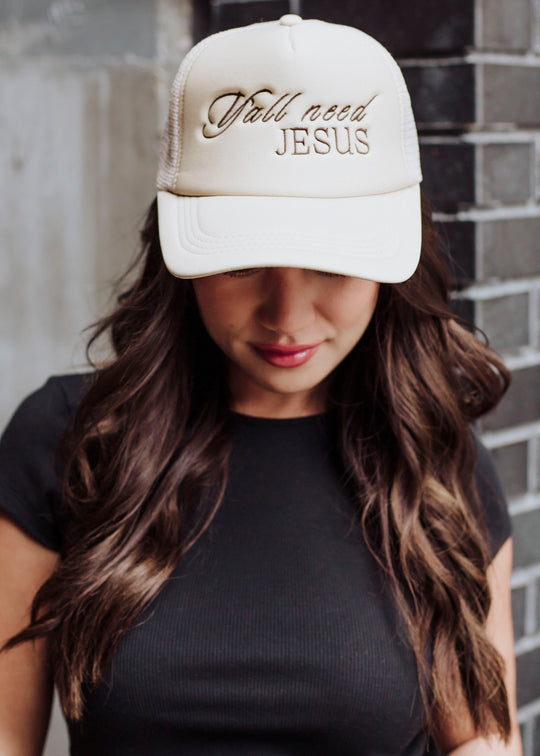 Y'all Need Jesus Trucker Hat