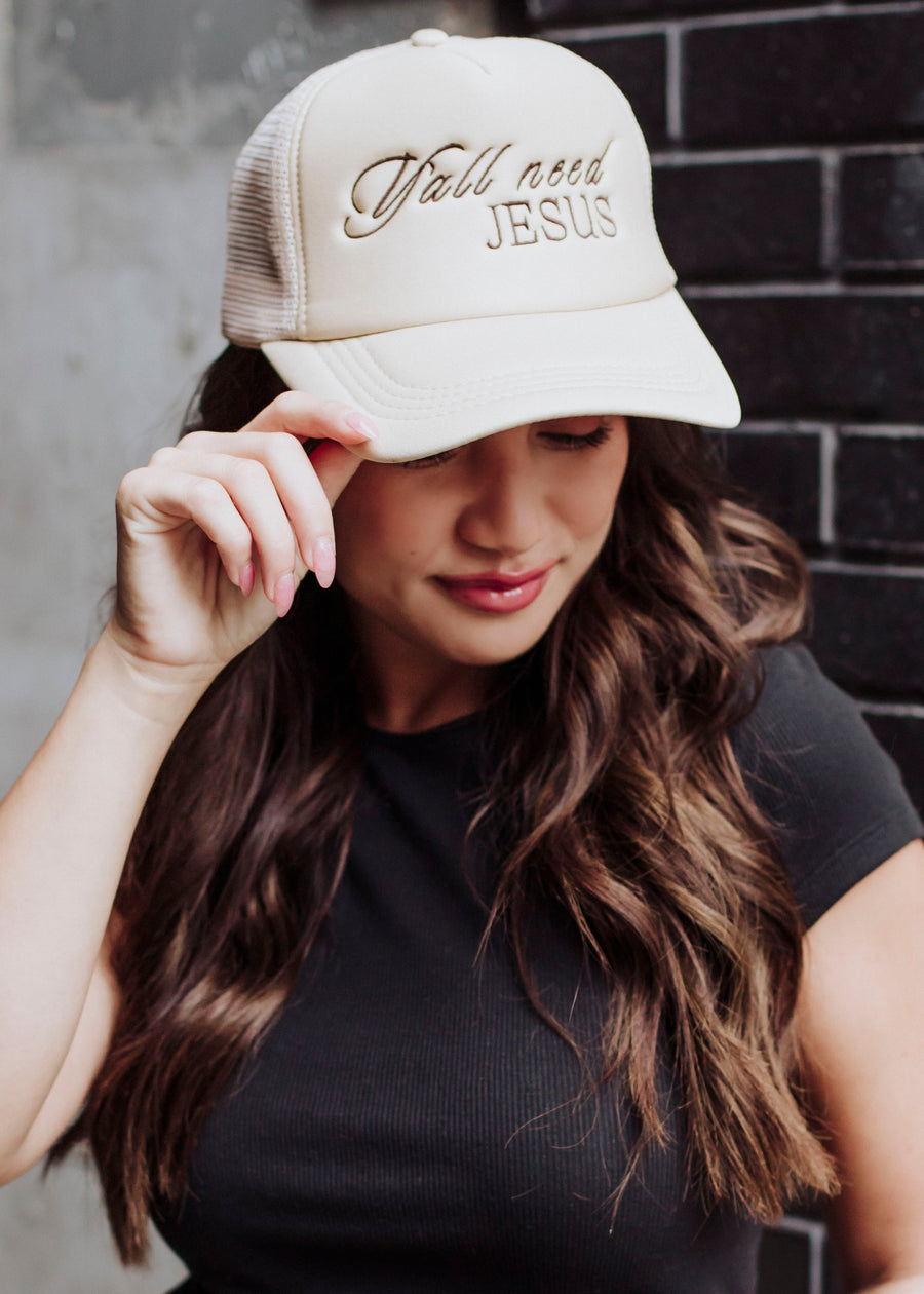 Y'all Need Jesus Trucker Hat