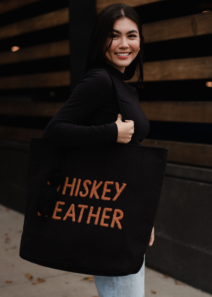 Whiskey Weather Tote - Black