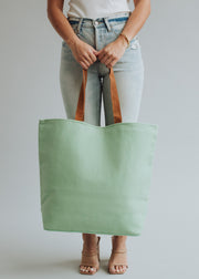 Drink By The Pool Tote - Mint