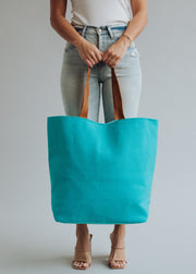 Drink By The Pool Tote - Blue