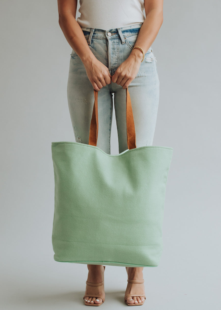 Drink On The Lake Tote - Mint