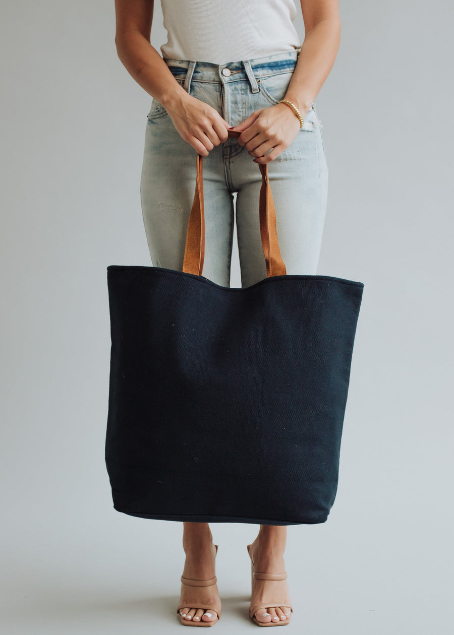 Drink On The Lake Tote - Navy