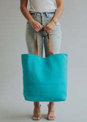 Drink On The Lake Tote - Blue