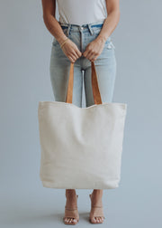 Drink On A Boat Tote - Cream