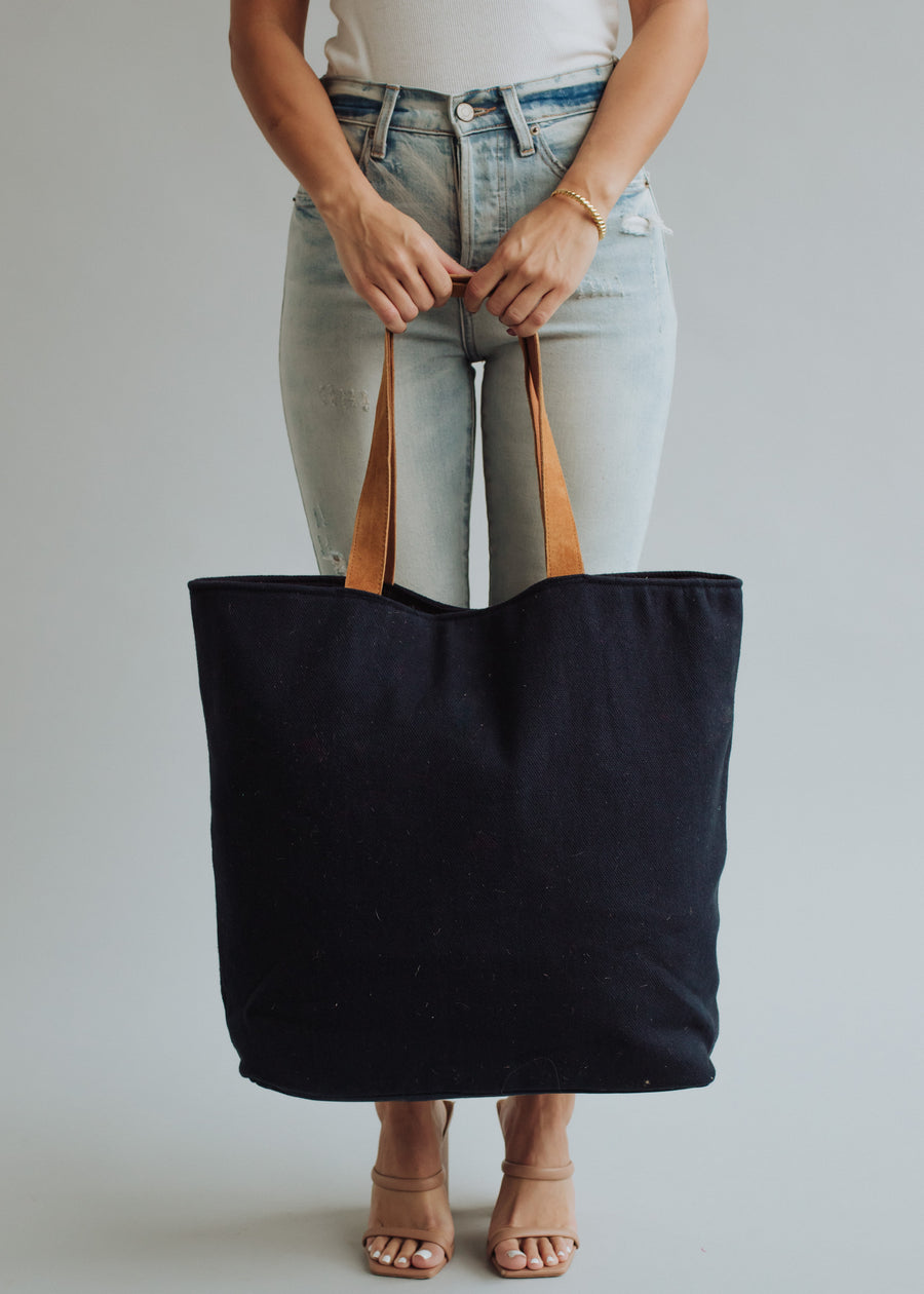 Drink On A Boat Tote - Navy