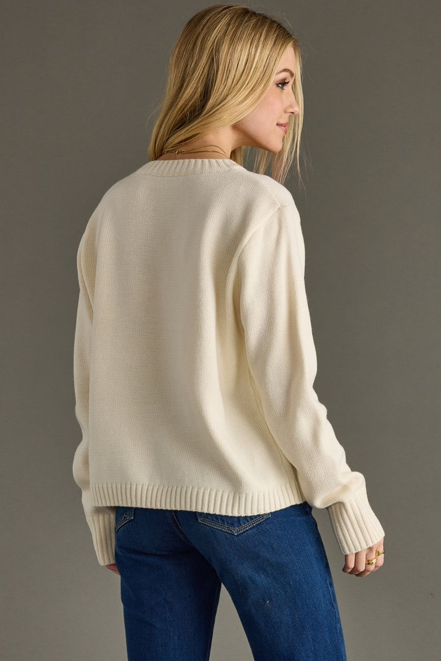 cream and blue ski goggles sweater, cream sweater, ski goggles sweater, ski sweater, women's sweater, ski trip