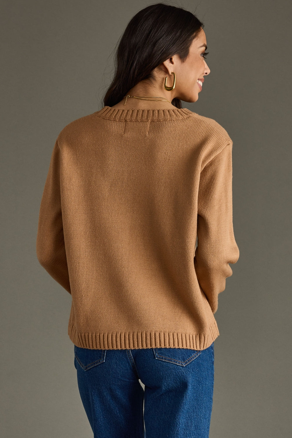 Coffee Weather Sweater - Light Brown – Panache Apparel Collection