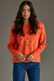 Ho Ho Ho Sweater - Orange