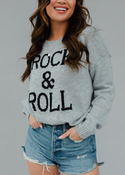 Rock & Roll Sweater - Gray