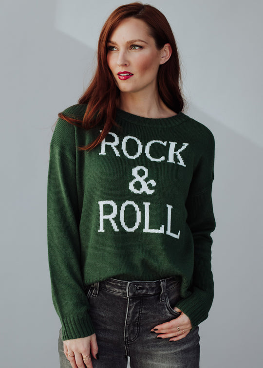 Rock & Roll Sweater - Green