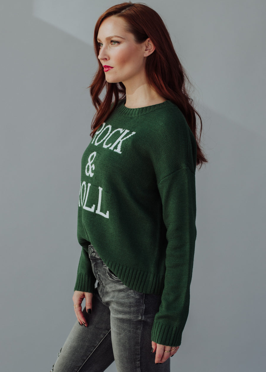 Rock & Roll Sweater - Green