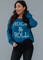 Rock & Roll Sweater - Blue