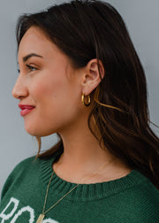 Lettie Small Hoops - Gold