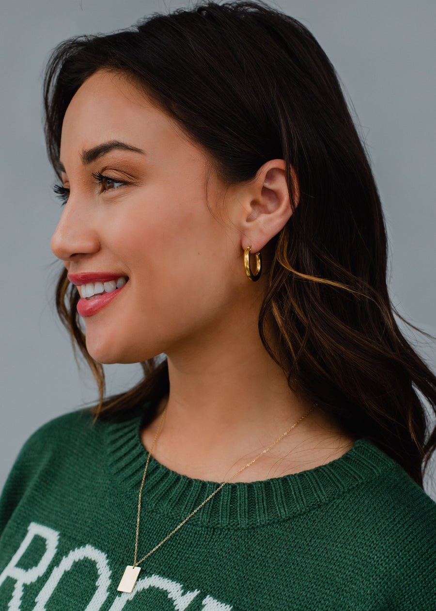 Lettie Small Hoops - Gold