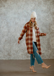 September Plaid Long Flannel