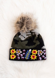 Braylin Luxe Embroidered Camo Hat