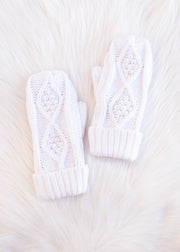 Winter White Mittens